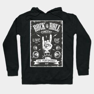 Rock And Roll Concert Hoodie